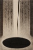 Uhlová kresba na plátně, 195 x 130 cm